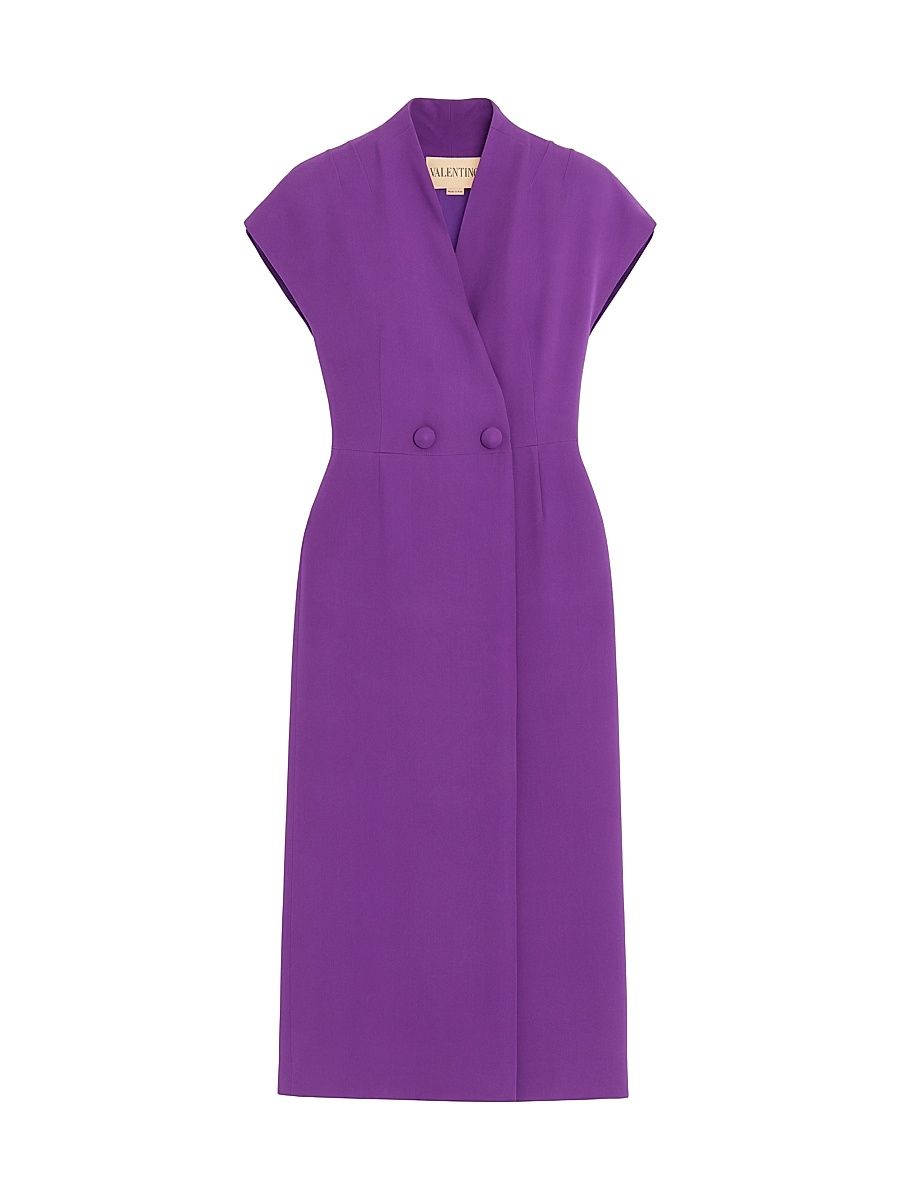 Women's Cady Couture Dress - Purple - Size 10
