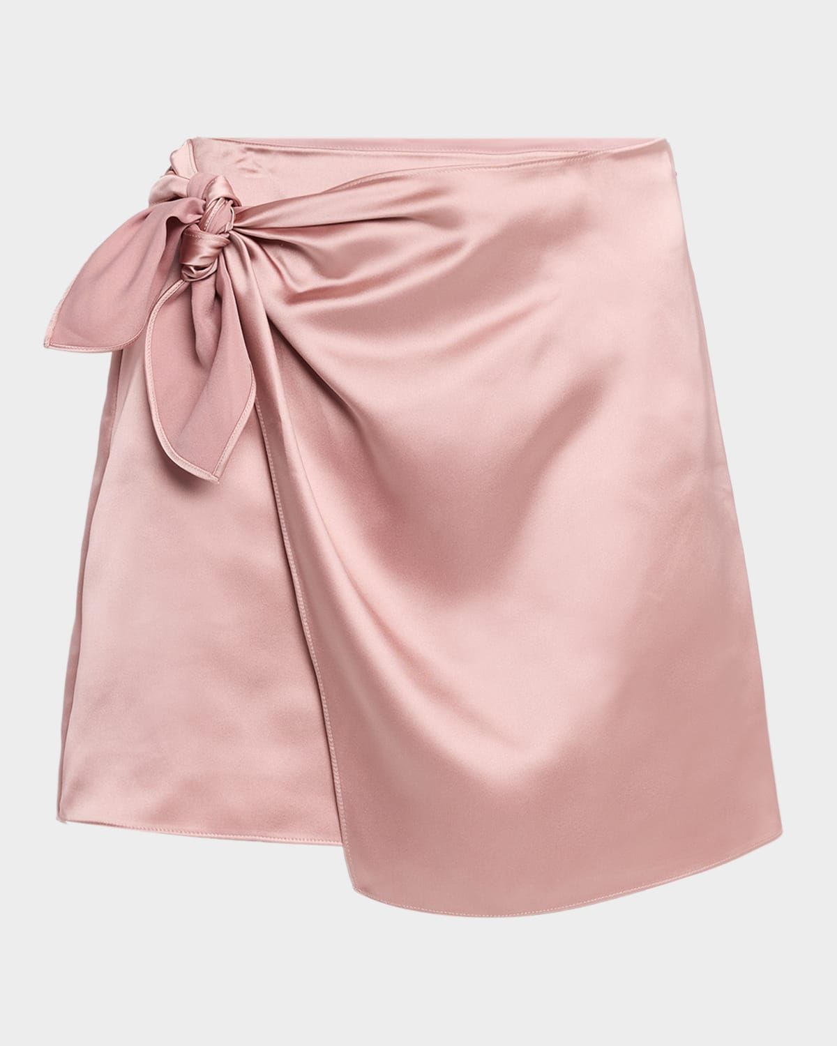 Lydia Satin Wrap Skirt