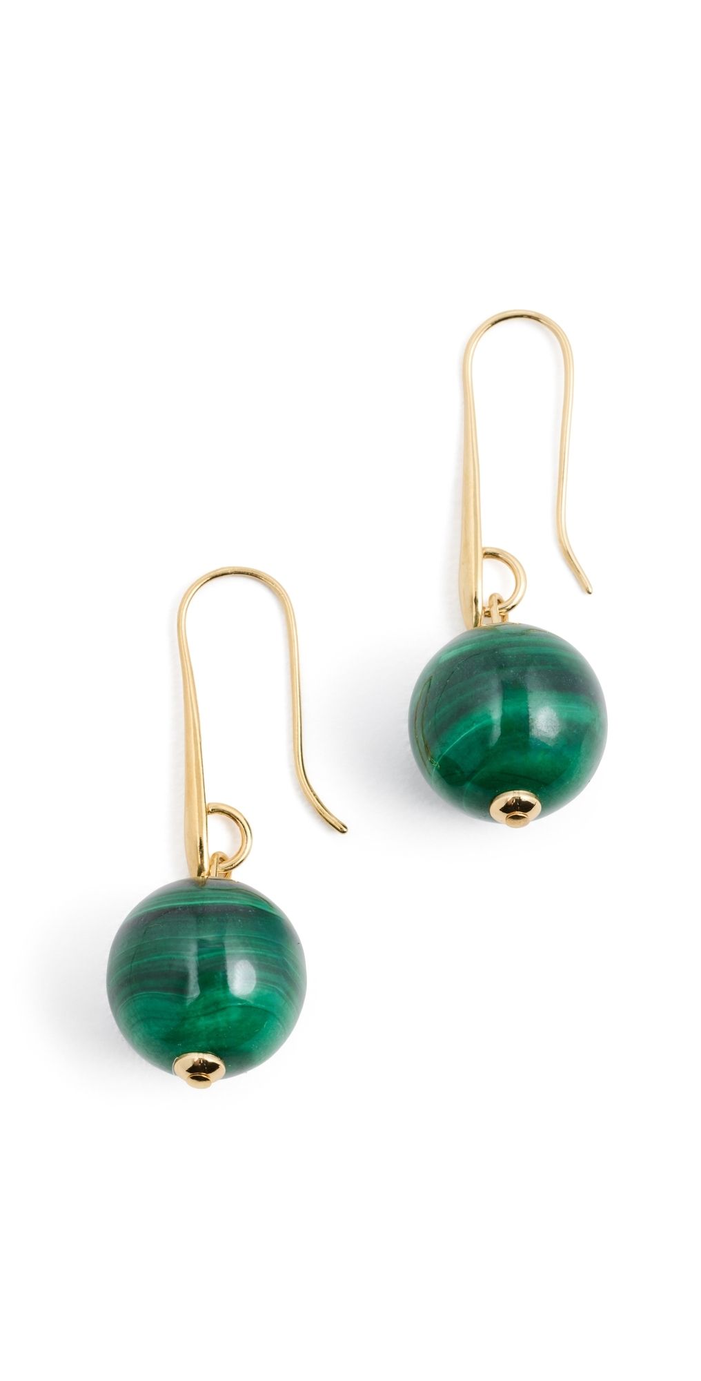 Jennifer Behr Serenity Earrings Malachite One Size