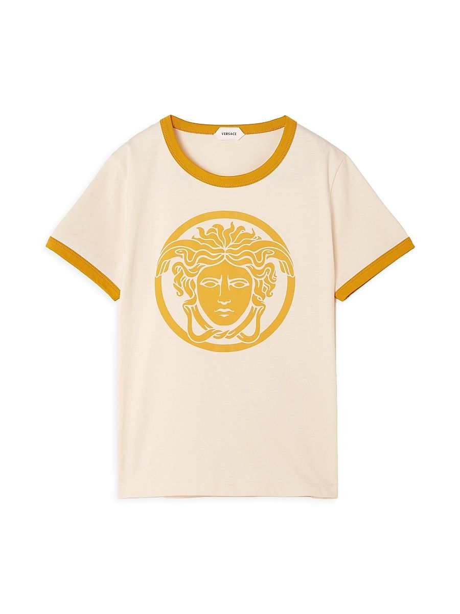 Little Kid's & Kid's Medusa Graphic T-Shirt - Cream - Size 10