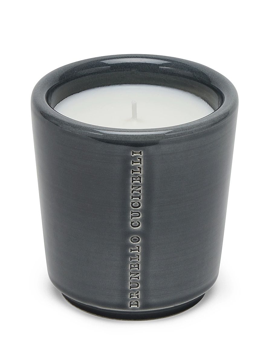 Scented Candle in Craquelé Ceramic Vessel - Bordeaux