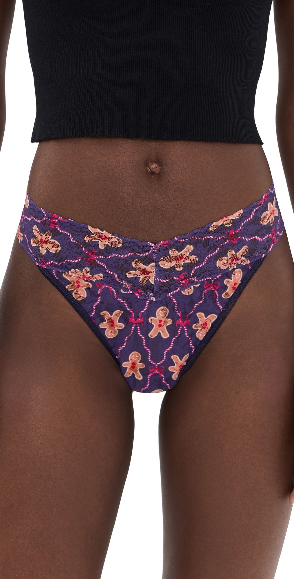 Hanky Panky Printed Original Rise Thong Cookie Cutter One Size