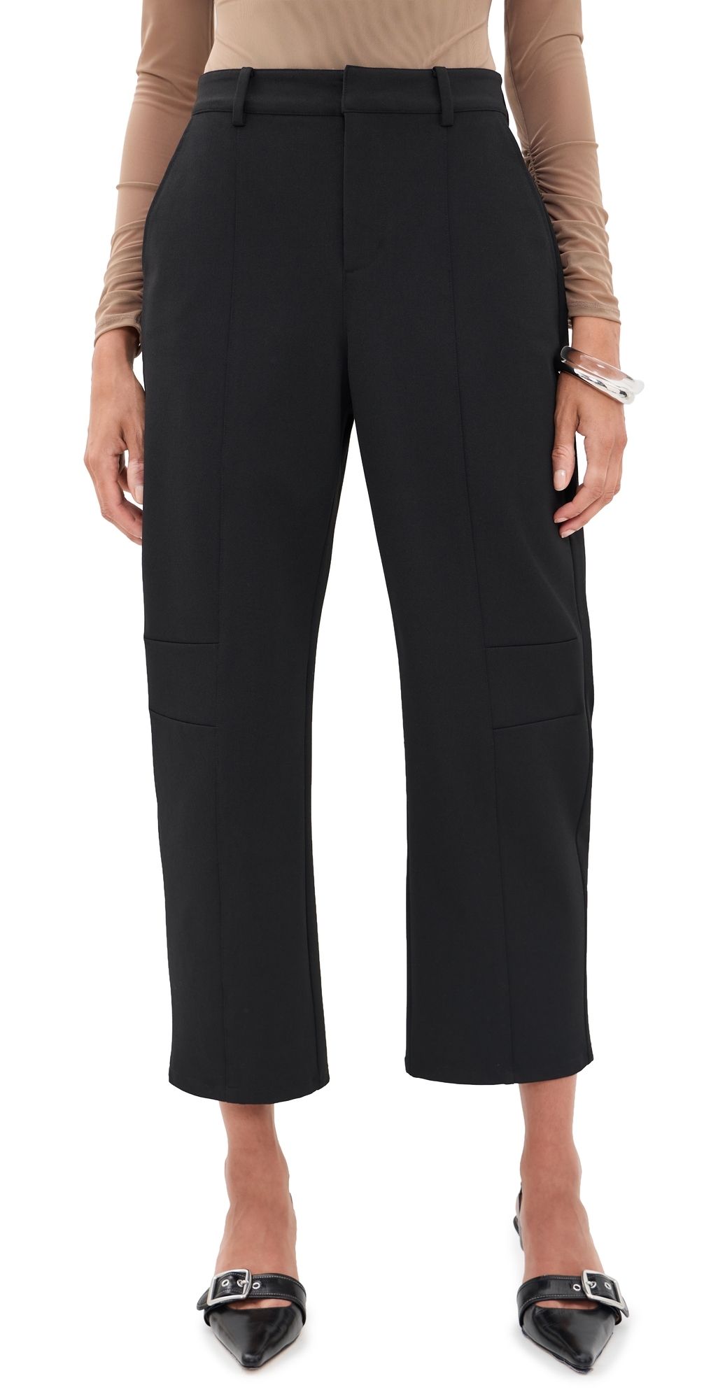 L'AGENCE Colby Barrel Trousers Black 6