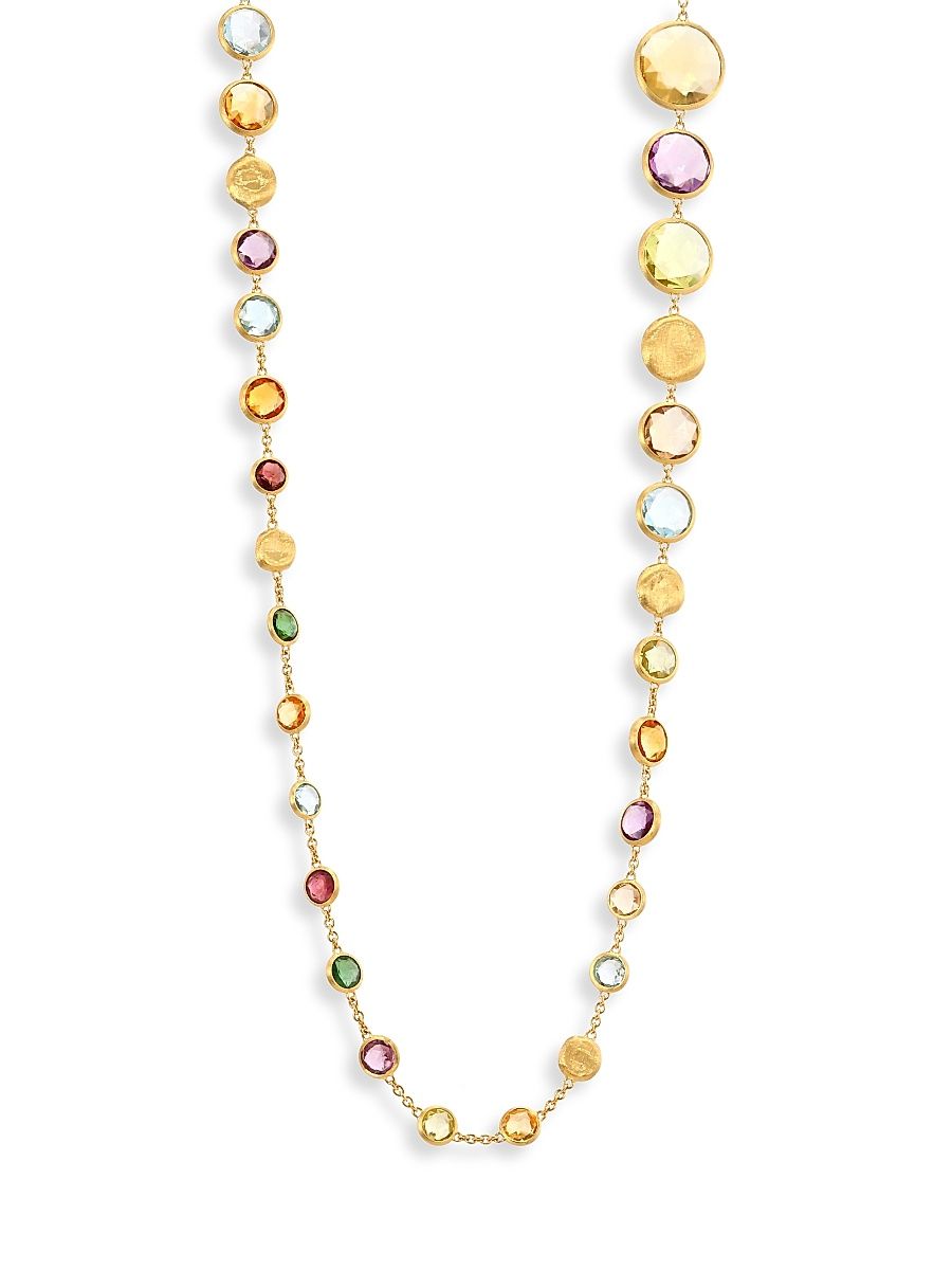 Women's Jaipur 18K Yellow Gold & Mixed Stones Necklace