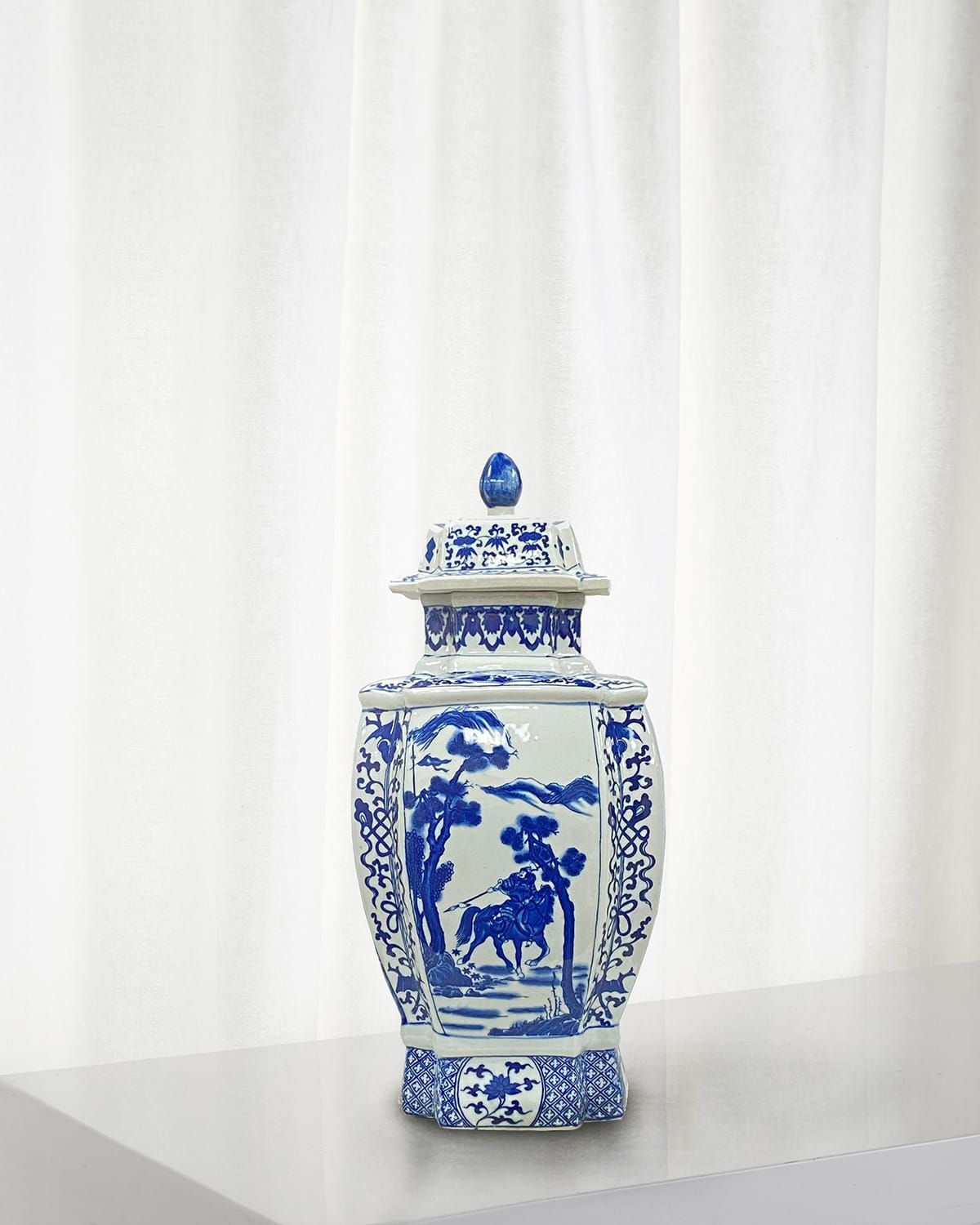 Ink & Wash Painting Pot - 19"