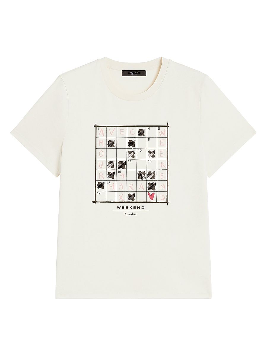 Women's Organic Cotton Jersey T Shirt - Ecru - Size XL