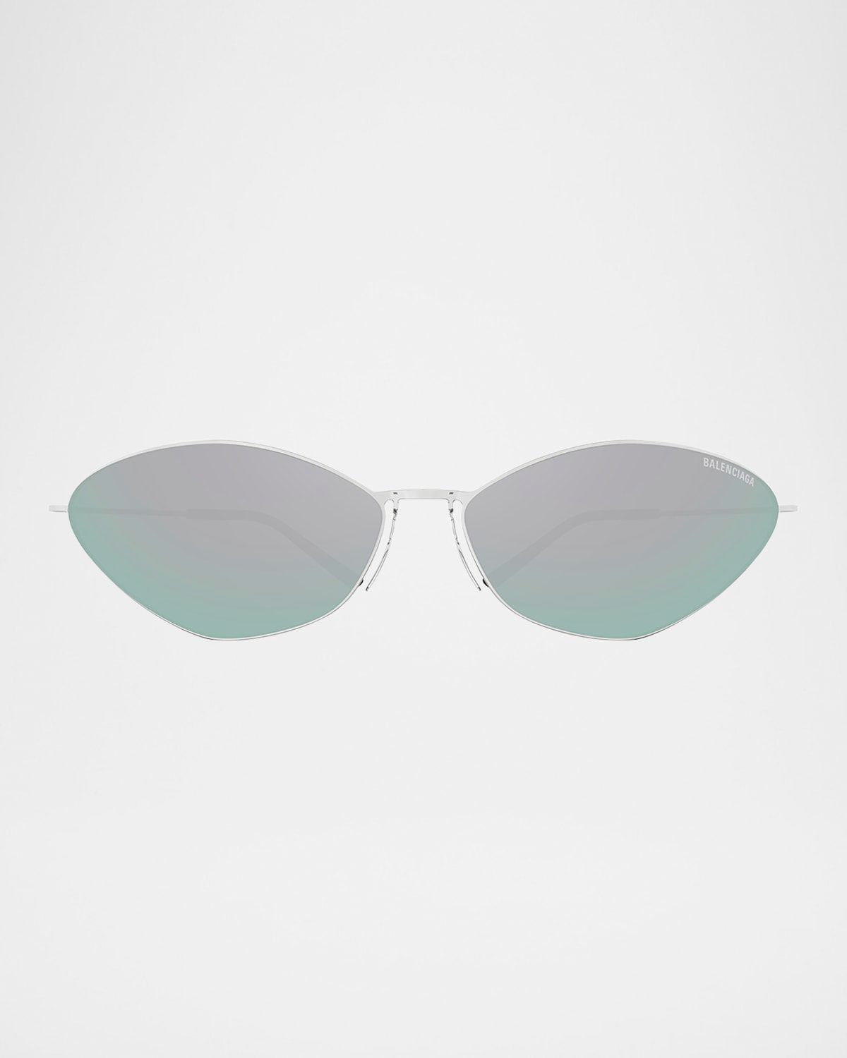 Rimless Cat-Eye Titanium Sunglasses