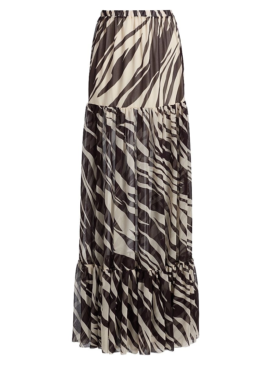Women's Usmania Print Maxi Skirt - Marlene - Size 8