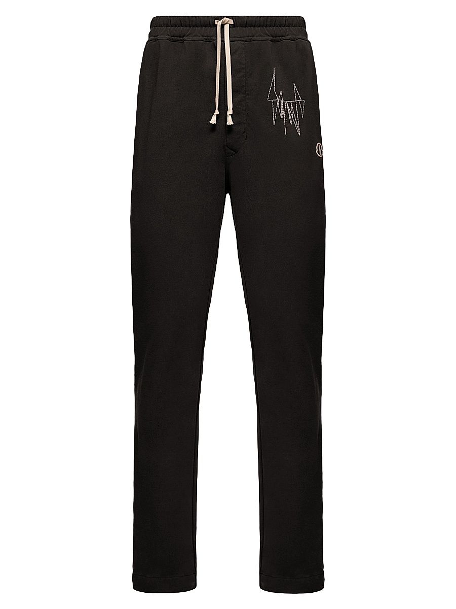Men's Moncler + Rick Owens Sweatpants in Cotton - Black - Size XL