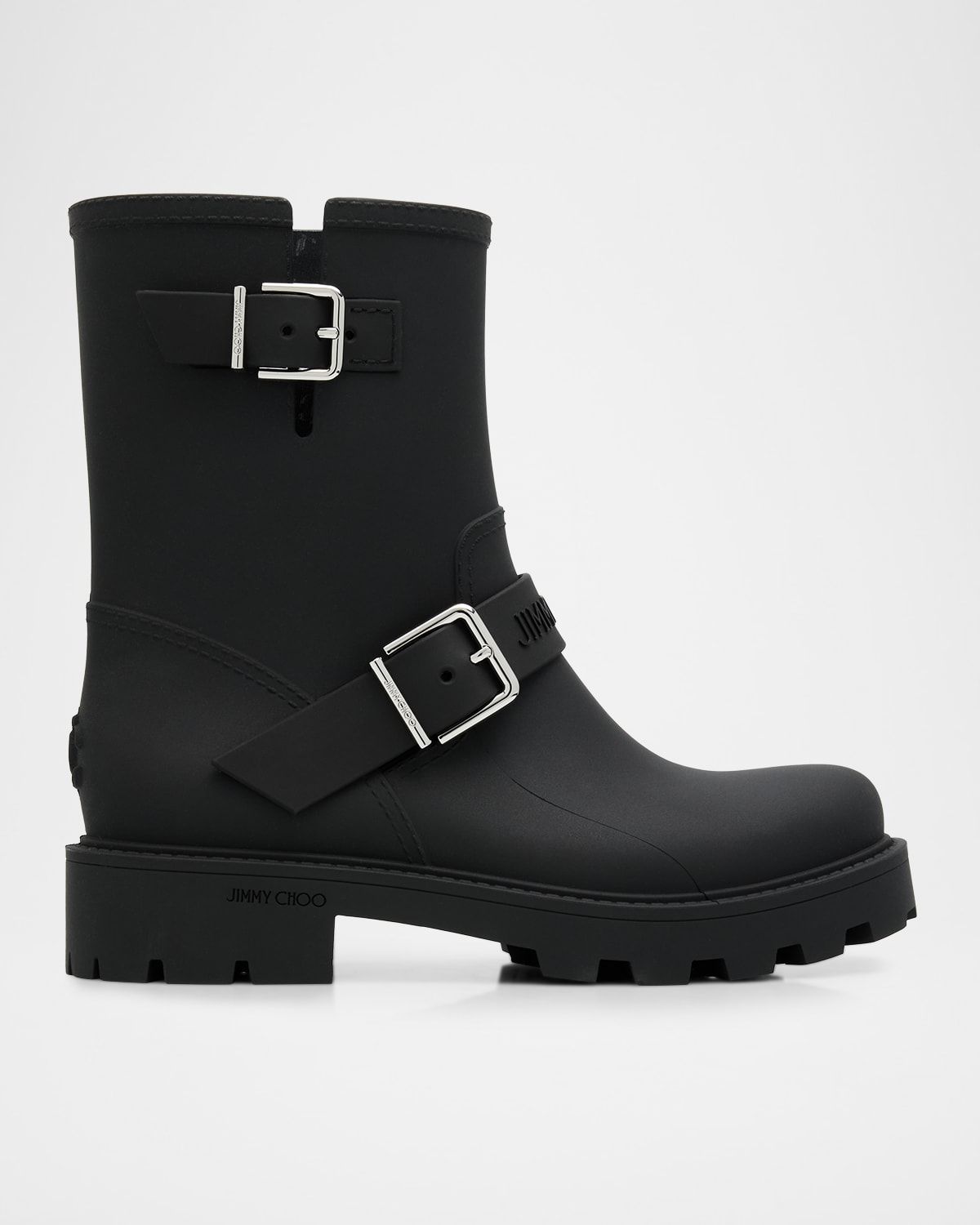 Biker TPU Mid-Calf Rain Boots