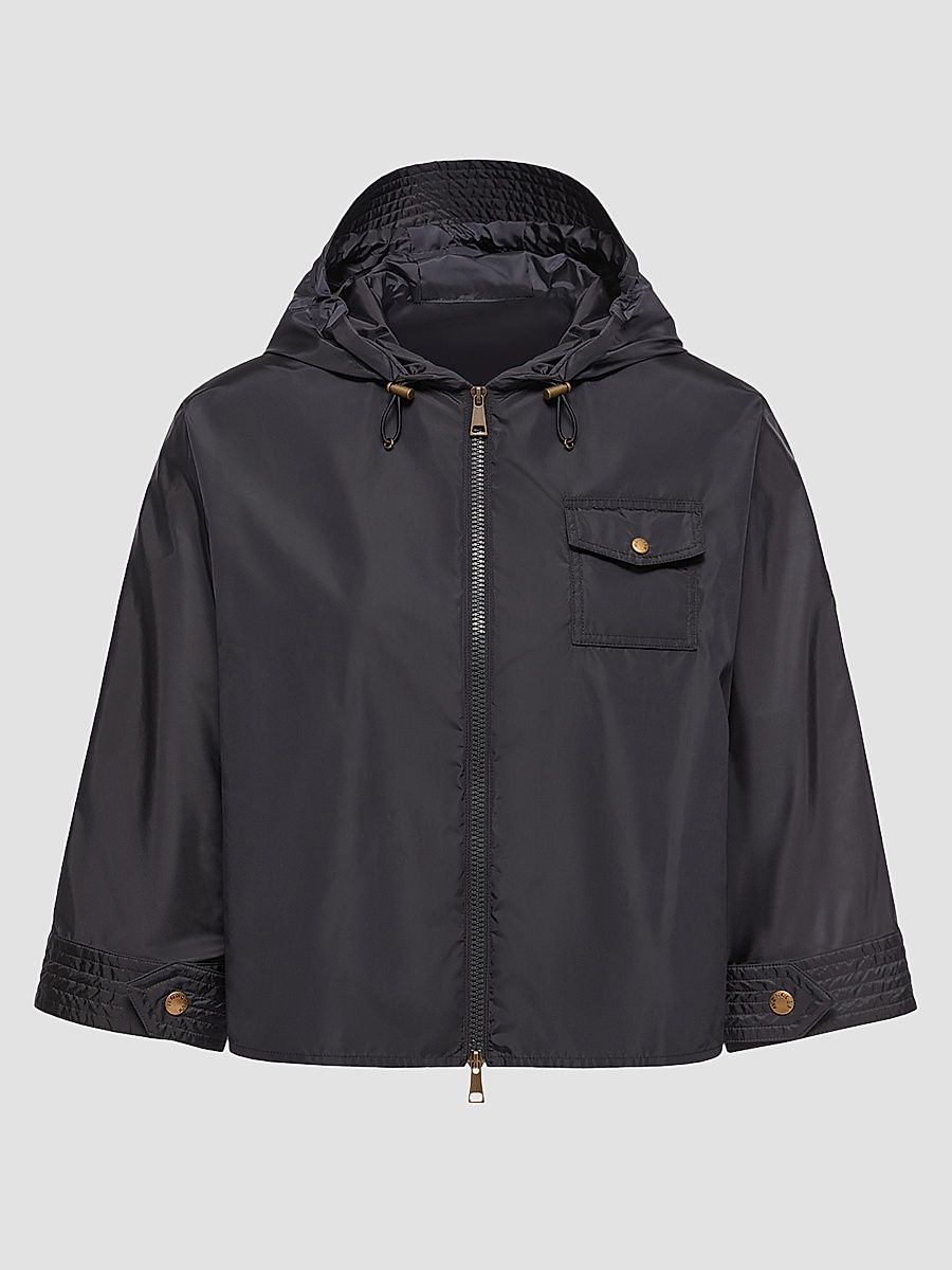 Women's Cape with Hood - Dark Blue