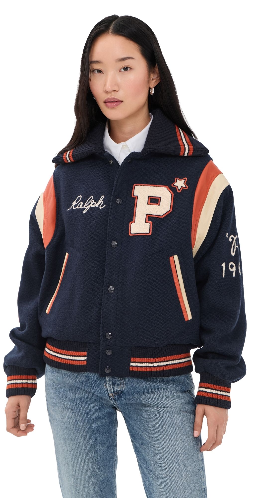 Polo Ralph Lauren Twill Bomber Jacket Hunter Navy XS