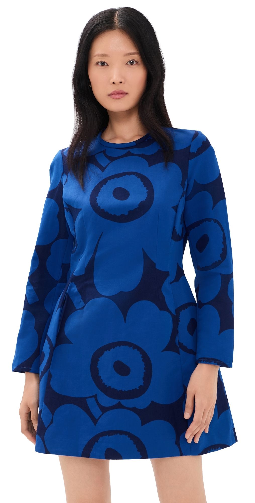 Marimekko Melkein Unikko Dress Dark Blue/Blue 42