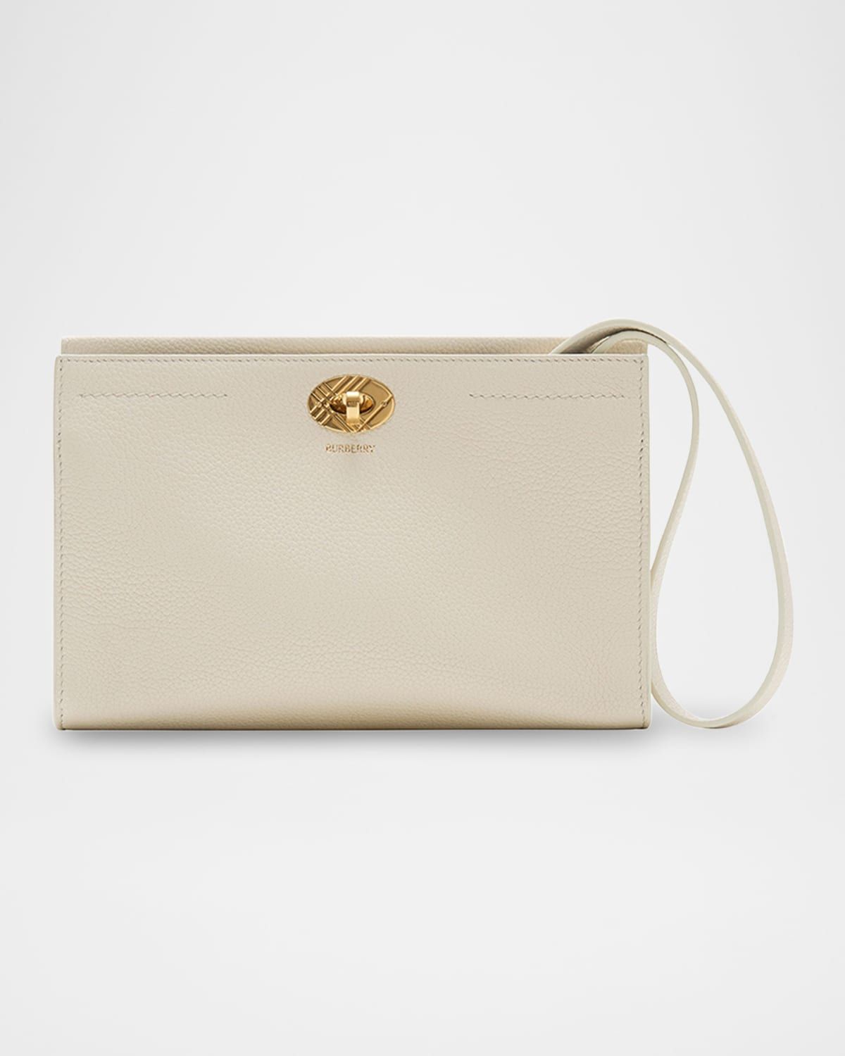 Cotswolds Grainy Leather Pouch Bag