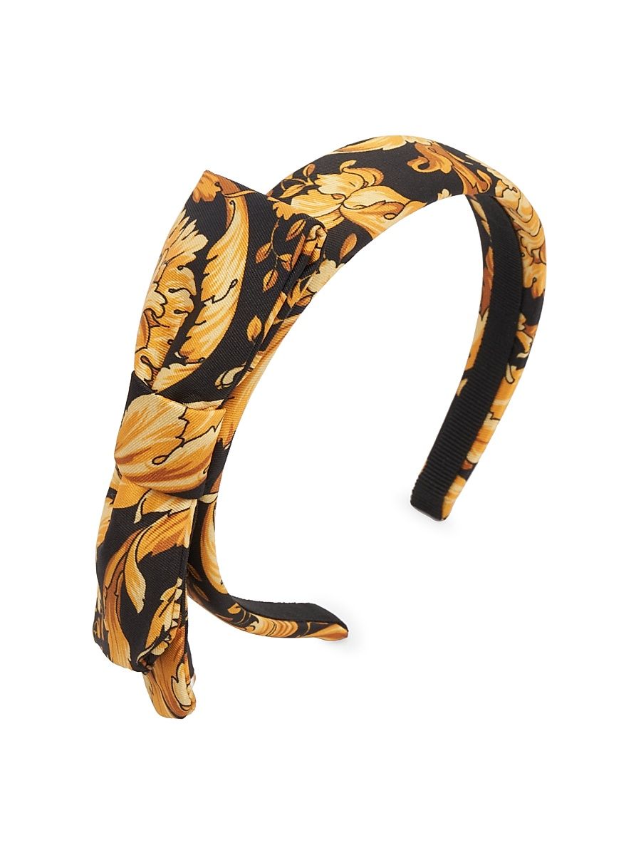 Cerchietto Art. Soldato Poli Reciclato Barocco All Over - Black Gold