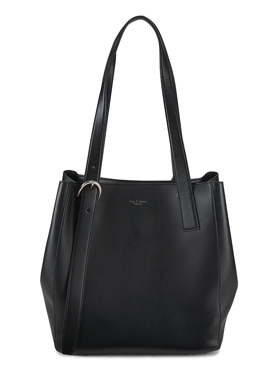 Women's Parker Leather Tote - Black
