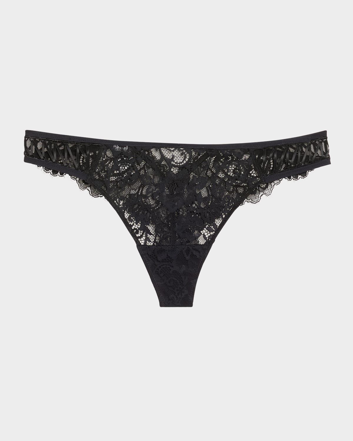 Desirs De Venise Lace & Tulle G-String