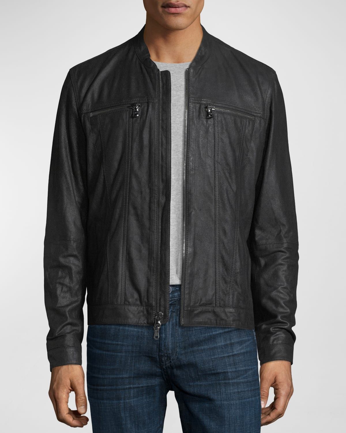 Men & apos;s Lambskin Leather Jacket