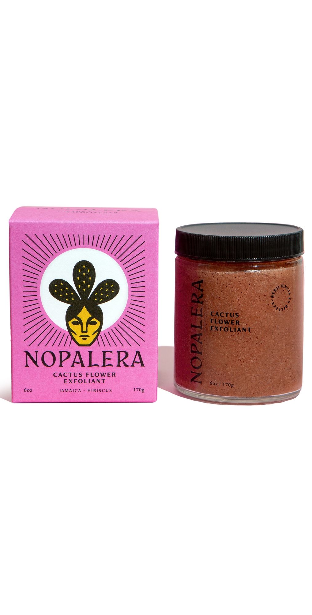 Nopalera Hibiscus Cactus Flower Exfoliant Scrub Jamaica / Hibiscus 7 oz./ 200 g.