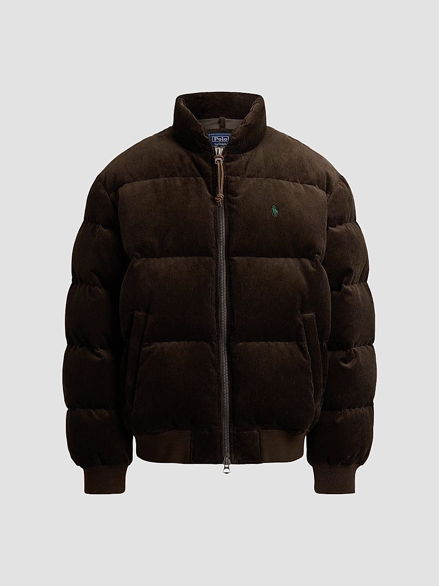 Men's The Wyoming Corduroy Down Jacket - Dark Beech - Size XL