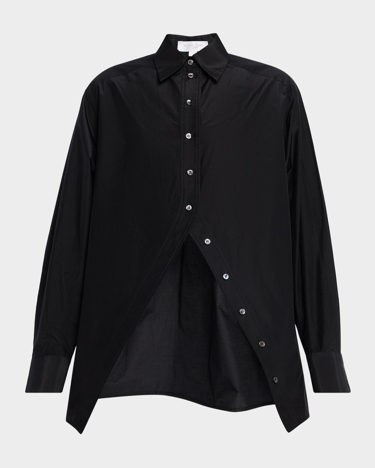 Portrait Collar Button Down Shirt
