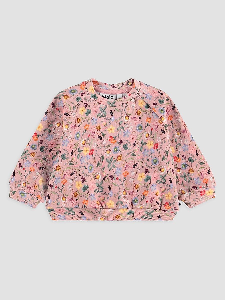 Baby Girl's & Little Girl's Disc Floral Cotton Sweatshirt - Delicate Mini - Size 2
