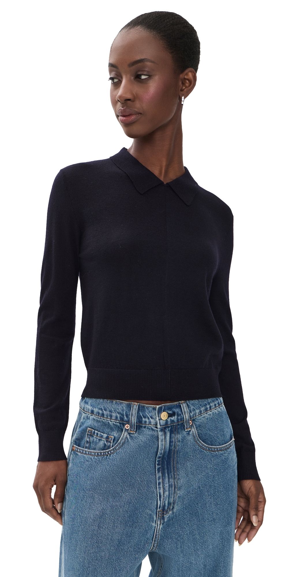ROUCHA Sala Wool Sweater Navy M