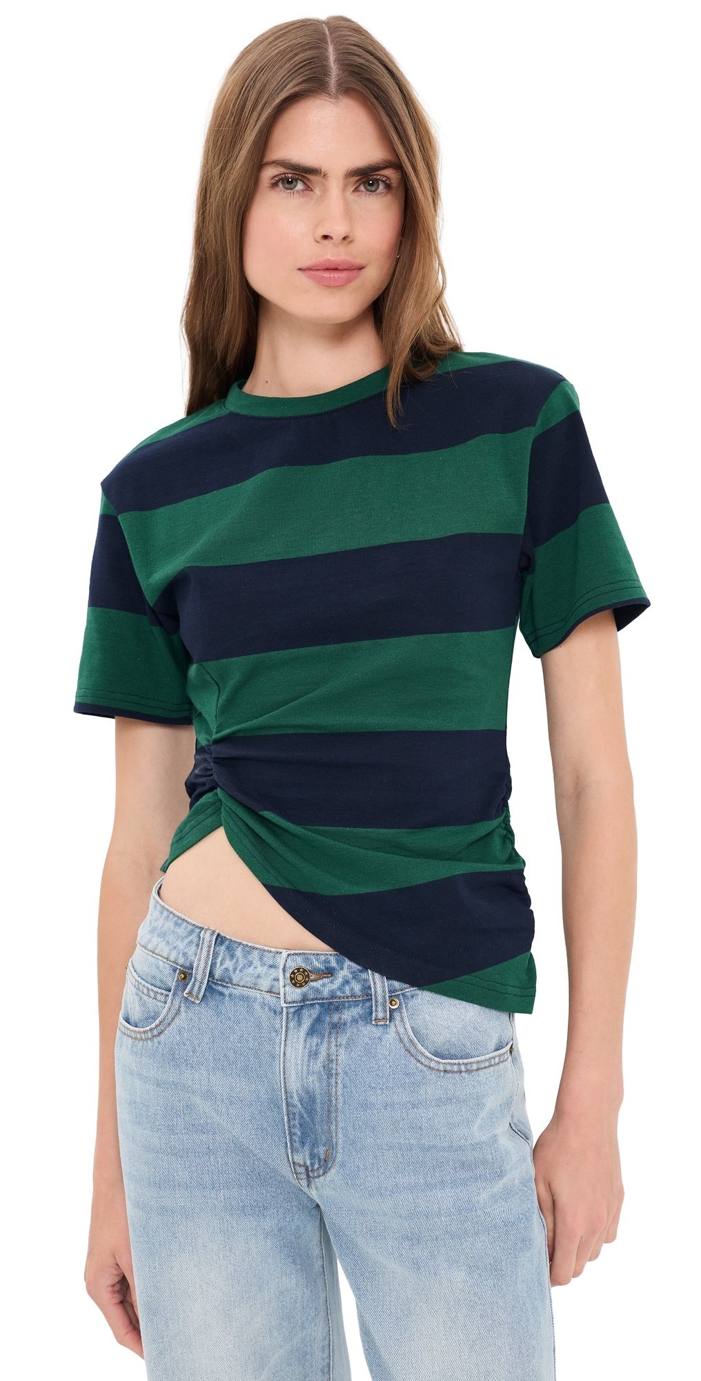 Lioness In Transit Tee Forest Stripe L