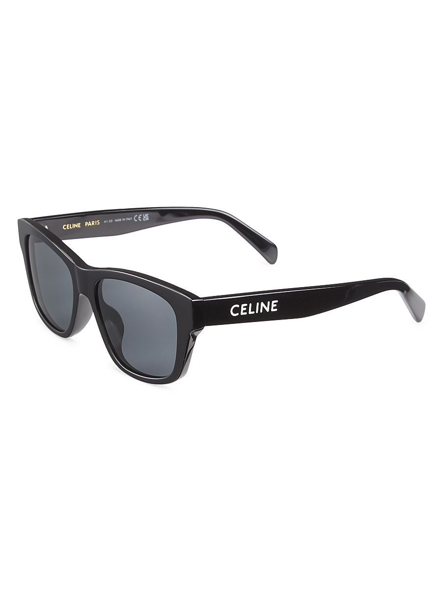 Women's 55MM Square Sunglasses - Black