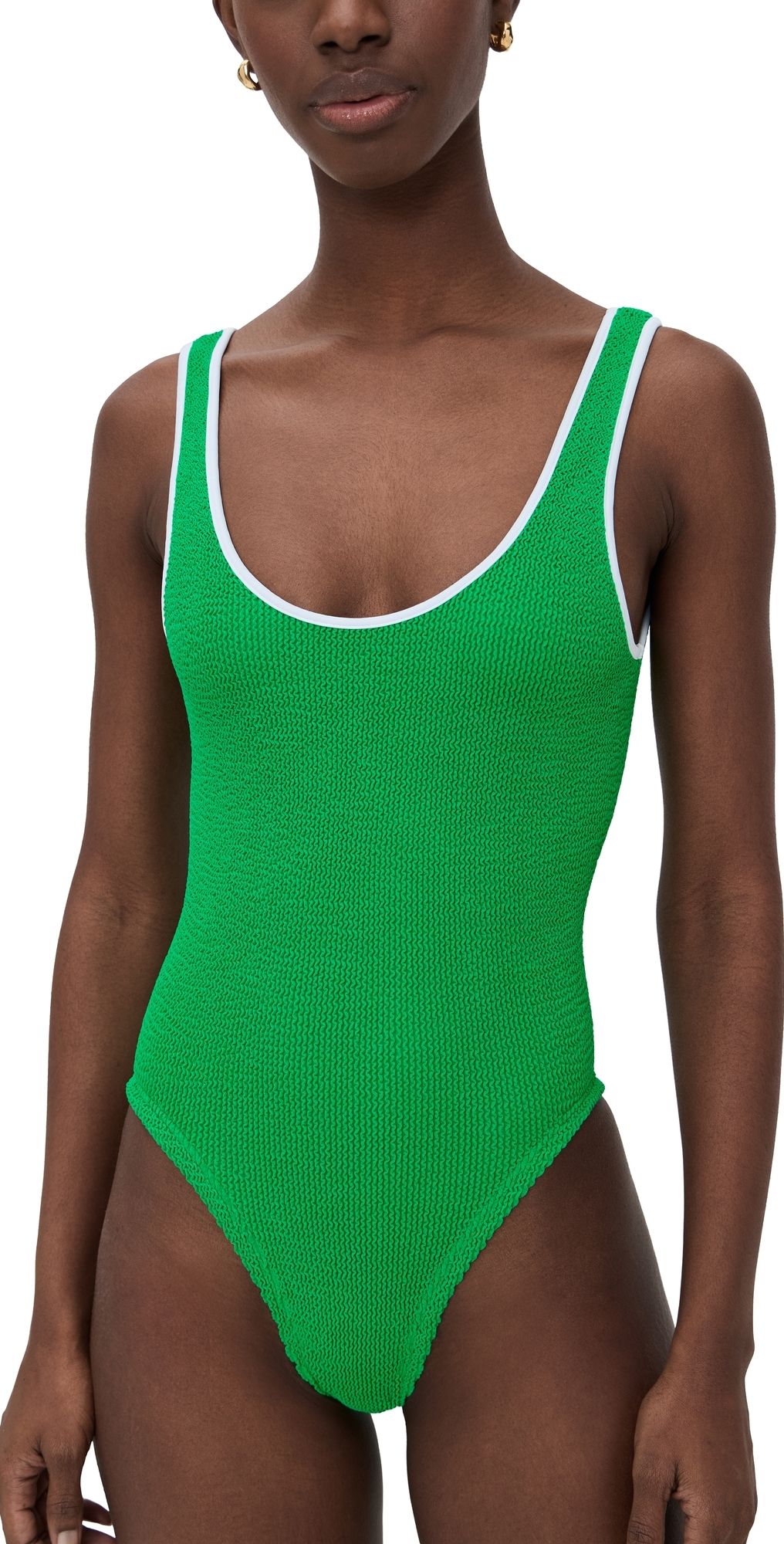 Hunza G Faye One Piece Emerald One Size
