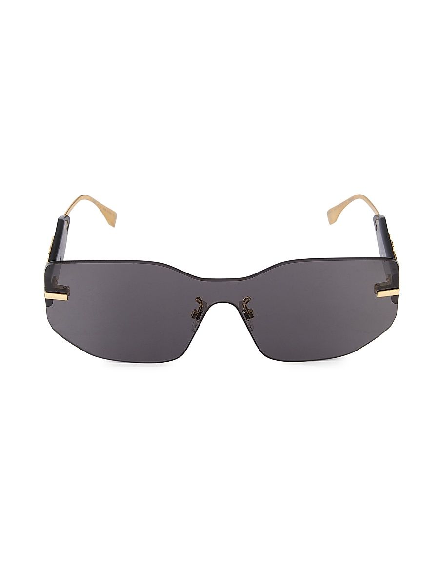 Women's Fendigraphy Shield Sunglasses - Shiny Endura Gold