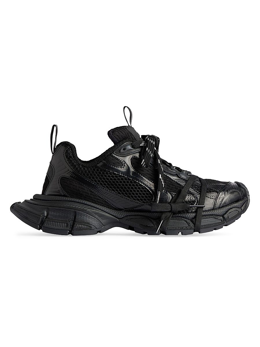 Men's 3XL Sneakers - Black - Size 13