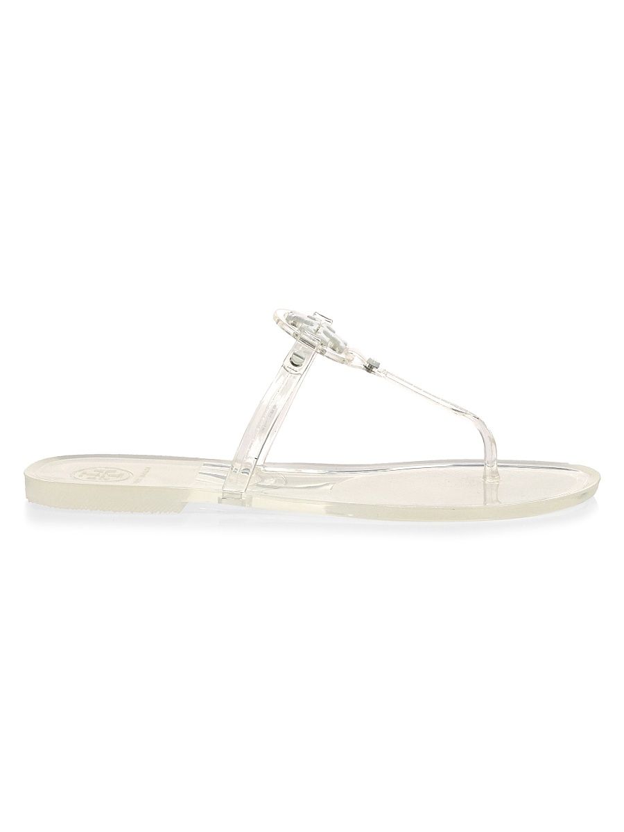 Women's Mini Miller Jelly Thong Sandals - Clear - Size 6