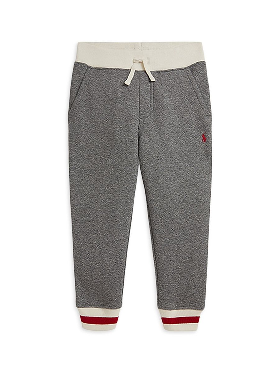 Little Boy's & Boy's Seasonal Fleece Sweatpants - Vintage Pepper Heather - Size 18