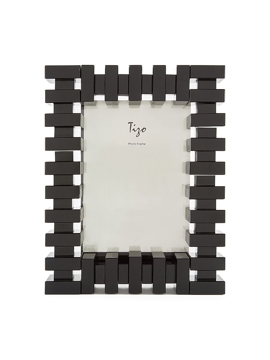 Crystal Block Frame - Black - Size Medium