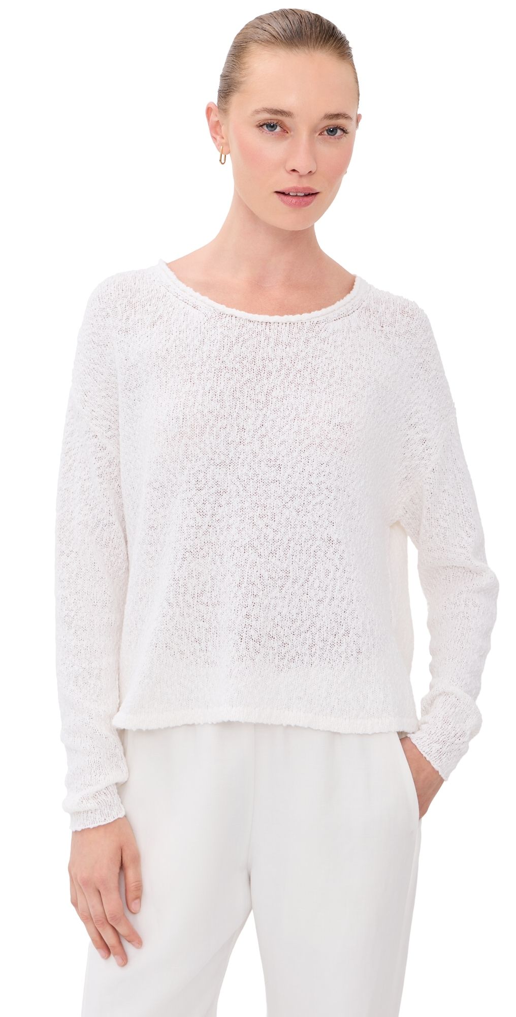 SPRWMN Off Shoulder Sweater White S