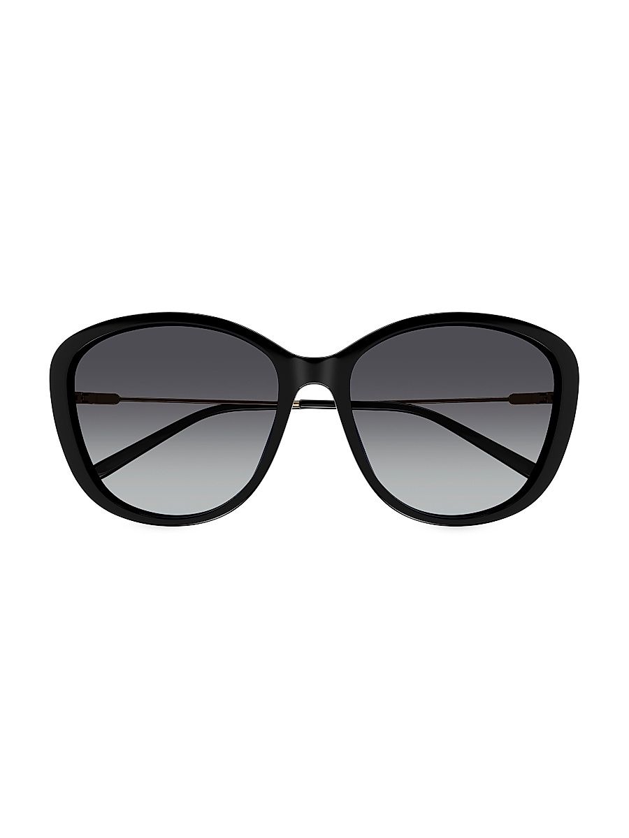 Women's Elys 59MM Round Sunglasses - Black