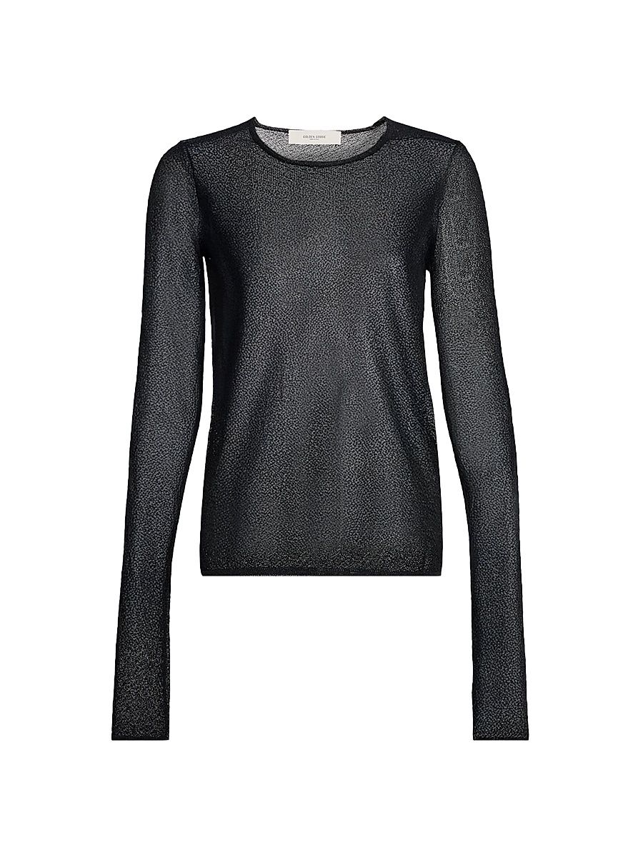 Women's Journey Nella Slim Semi-Sheer Top - Black - Size XXS