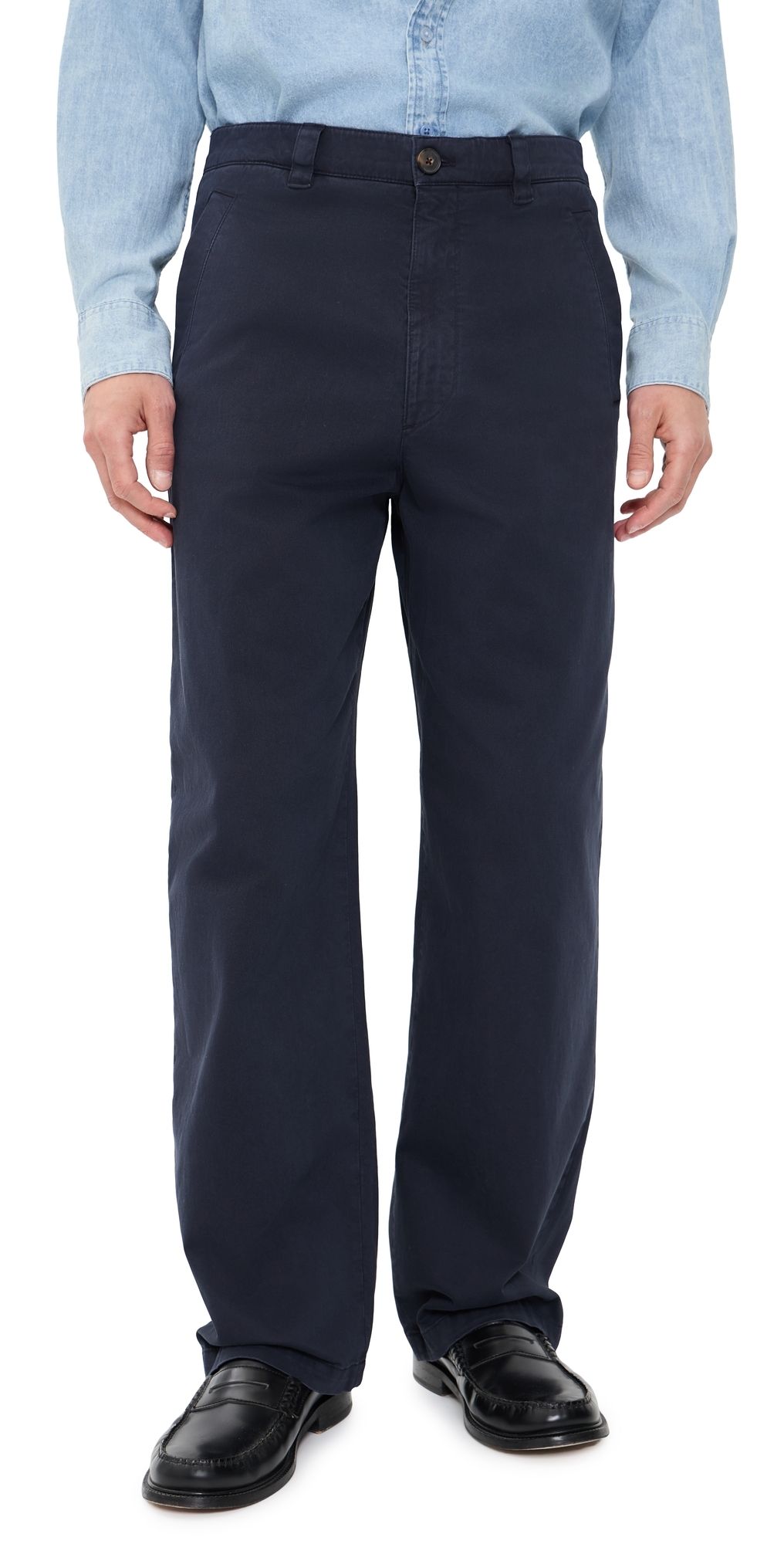 PS Paul Smith Mens Workwear Chinos Navy 36