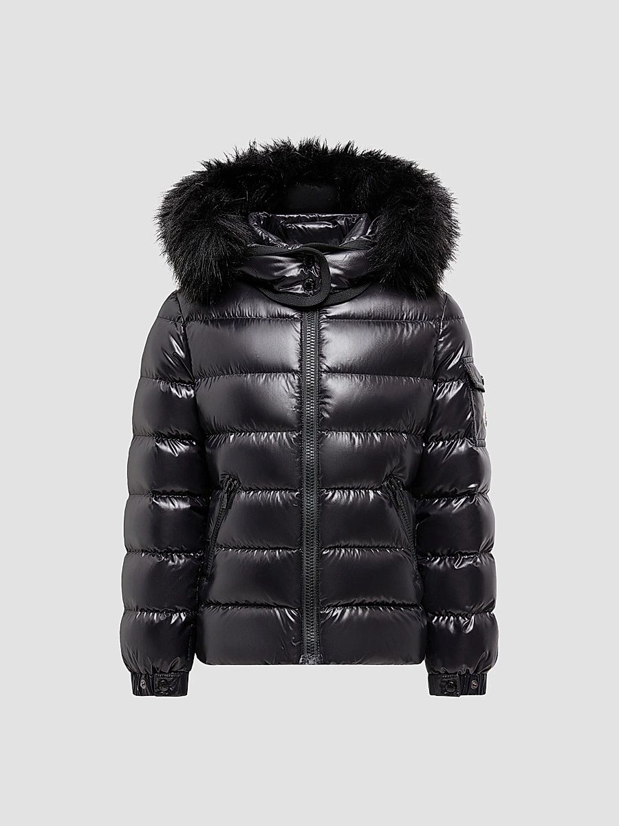 Little Girl's & Girl's Badyf Puffer Jacket - Black - Size 14
