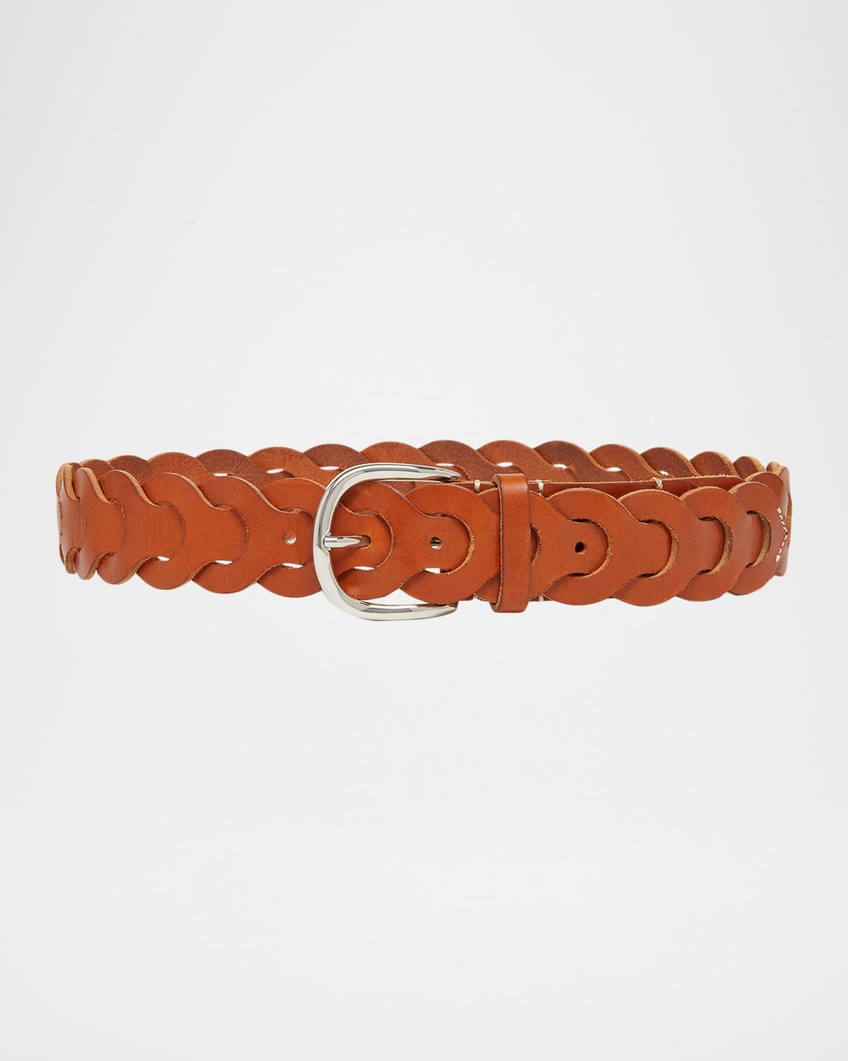 Woven Leather Belt
