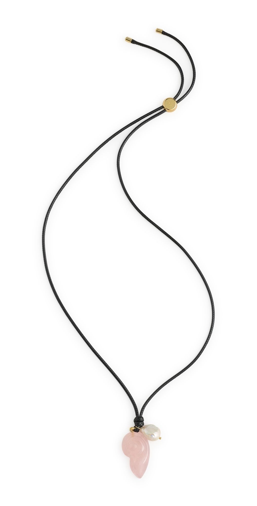 Luv Aj The Santorini Pendant Cord Necklace Black One Size