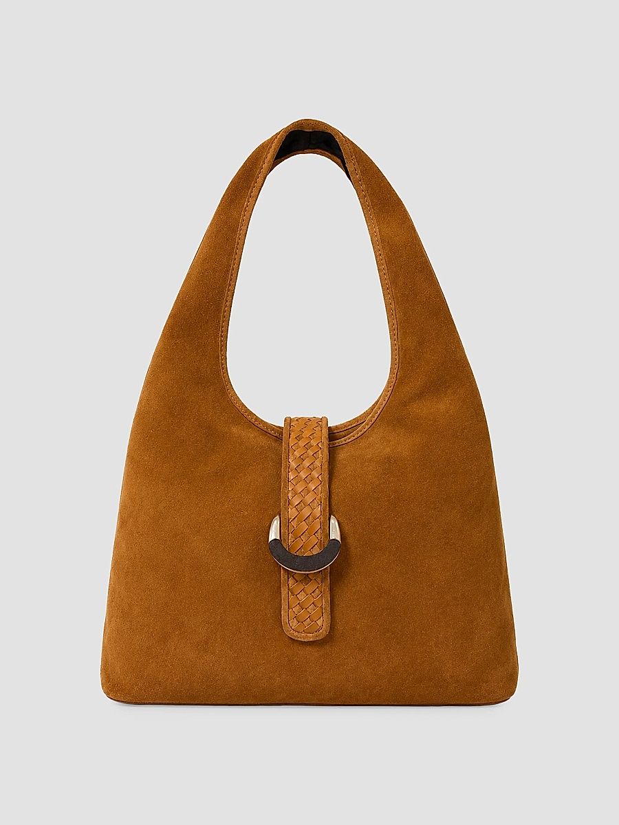 Women's Jasper Suede Hobo Bag - Whiskey