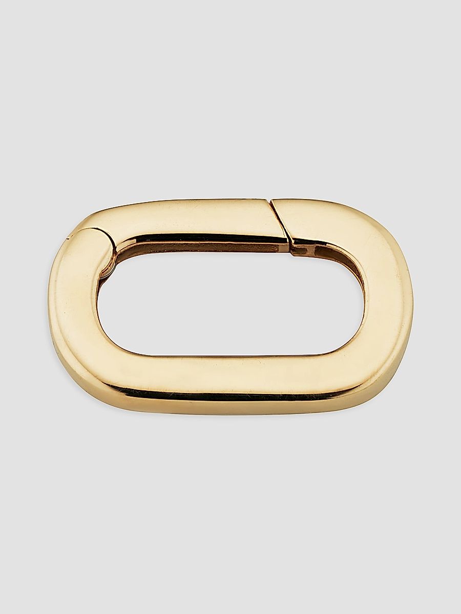 Women's Connect Me Oval Clasp in 14K Yellow Gold - Gold