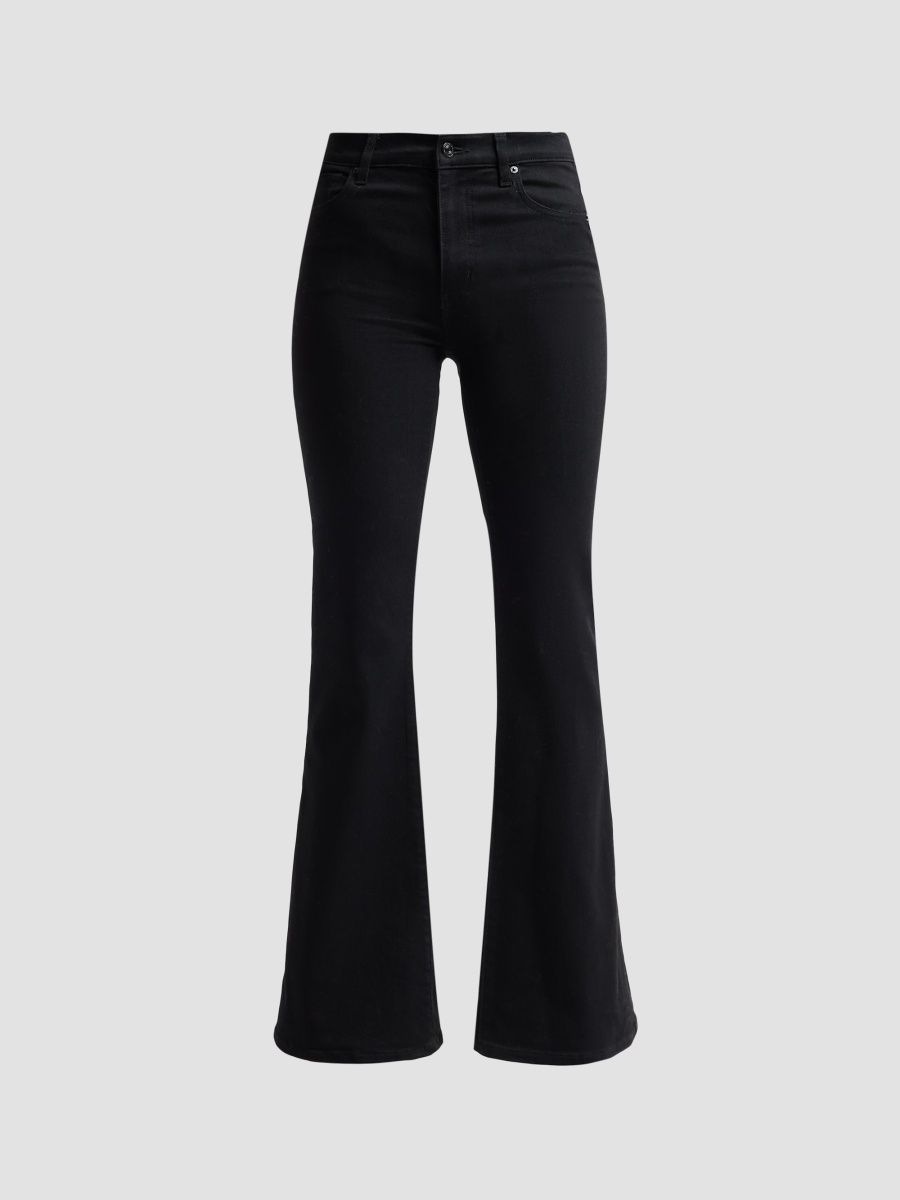FRAME Women's The Flare Jeans - Black - Size 32