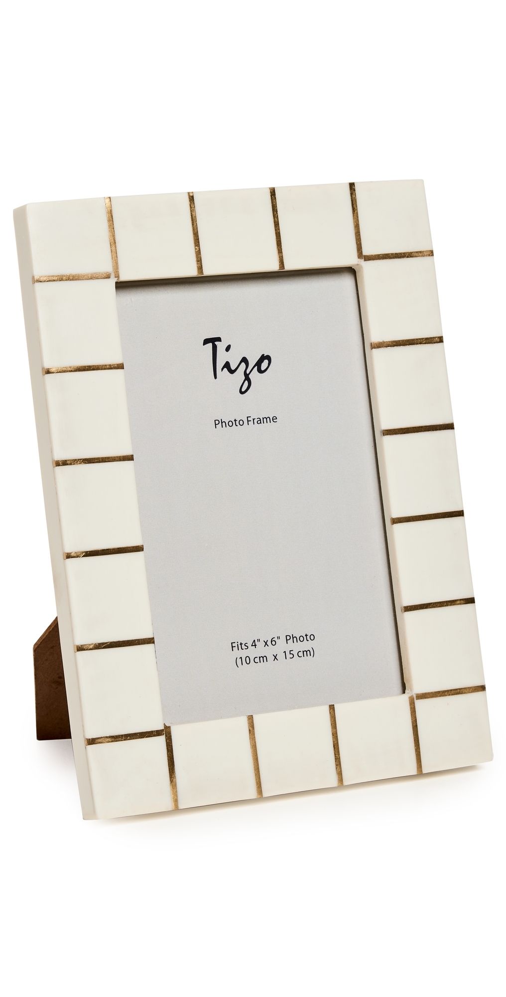Tizo Design Photo Frame 4x6 Resin/Brass One Size