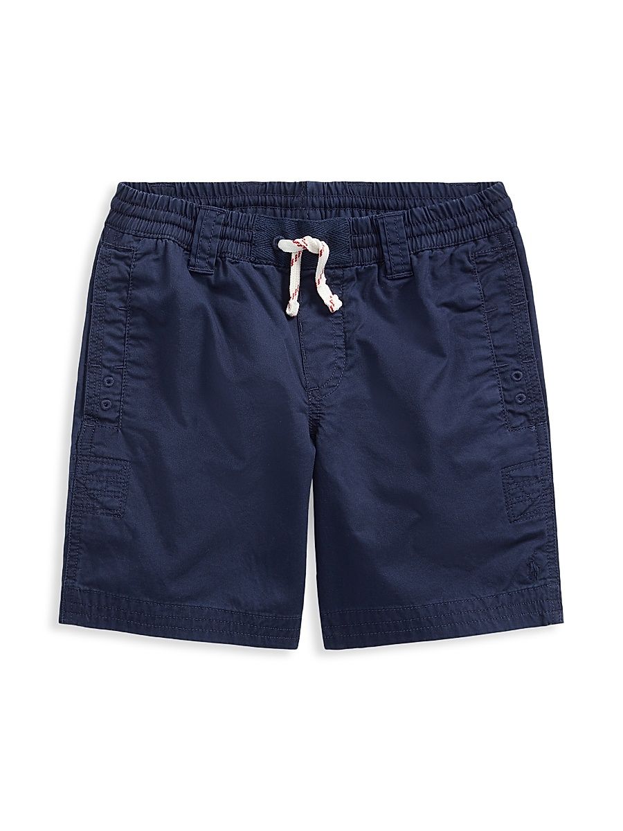 Little Boy's & Boy's Rugby Shorts - Navy - Size 7
