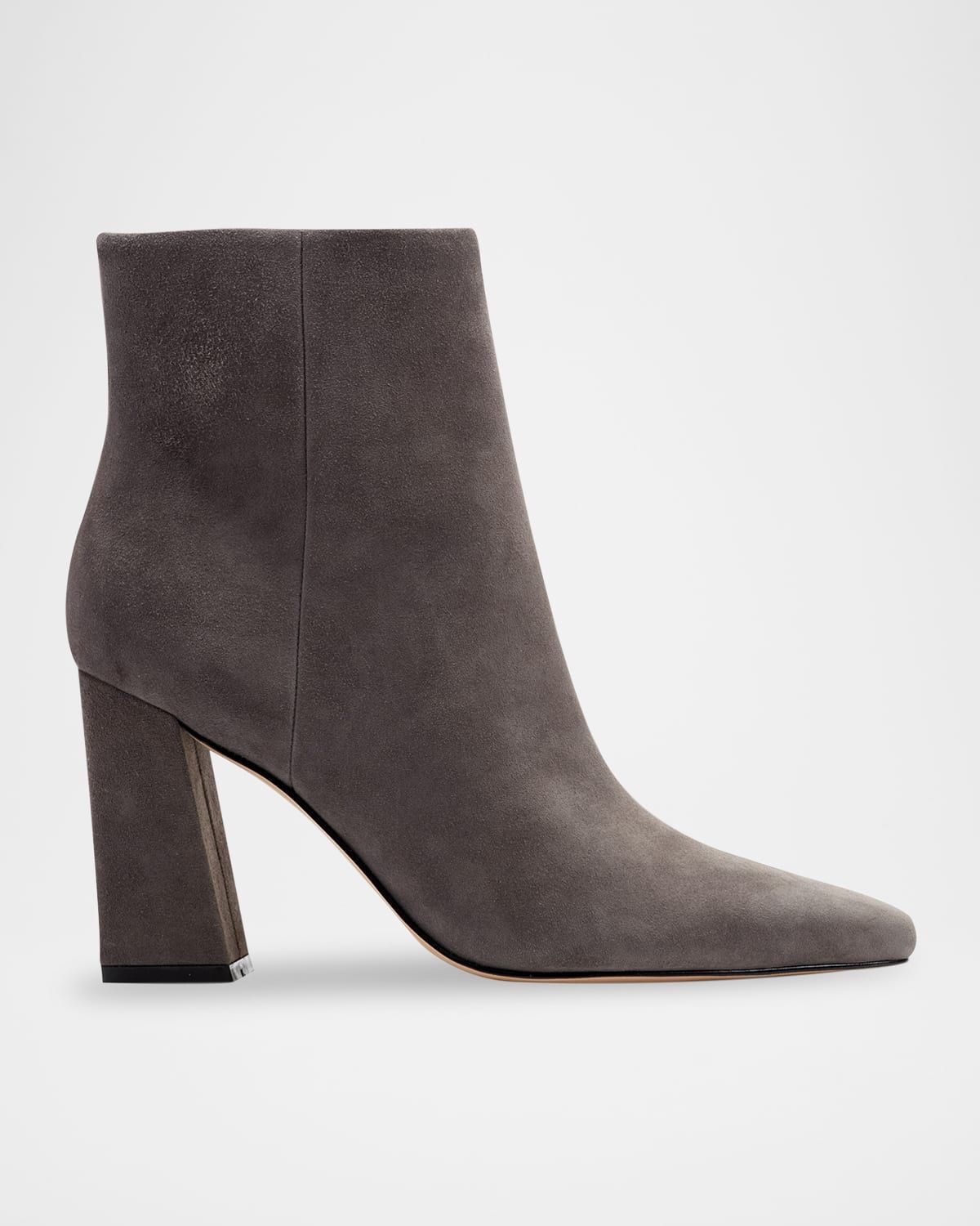 Yanara Leather Zip Booties