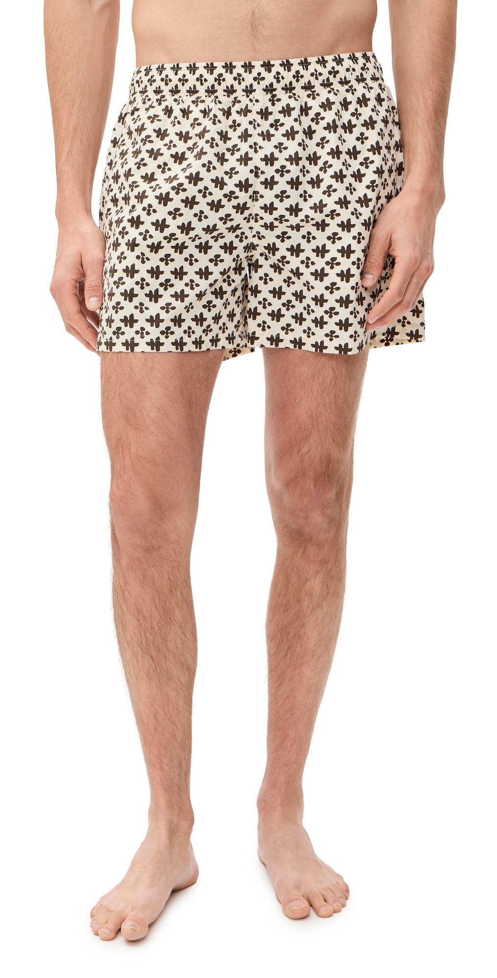 AUTO-REPLY Printed Sebastian Swim Trunks 4 Relic/Saltstone XXL