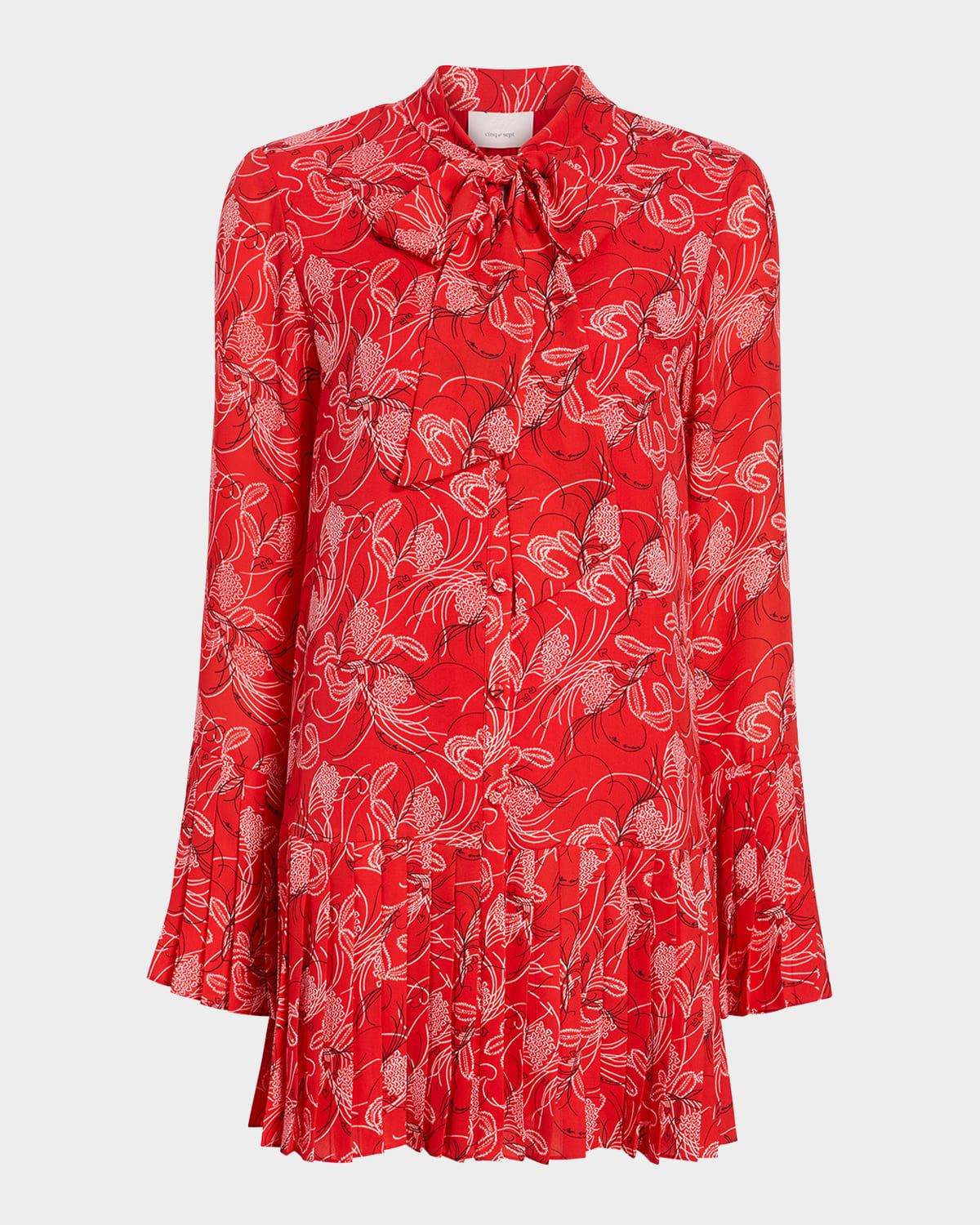 Alinda Botanical Floral Shirtdress